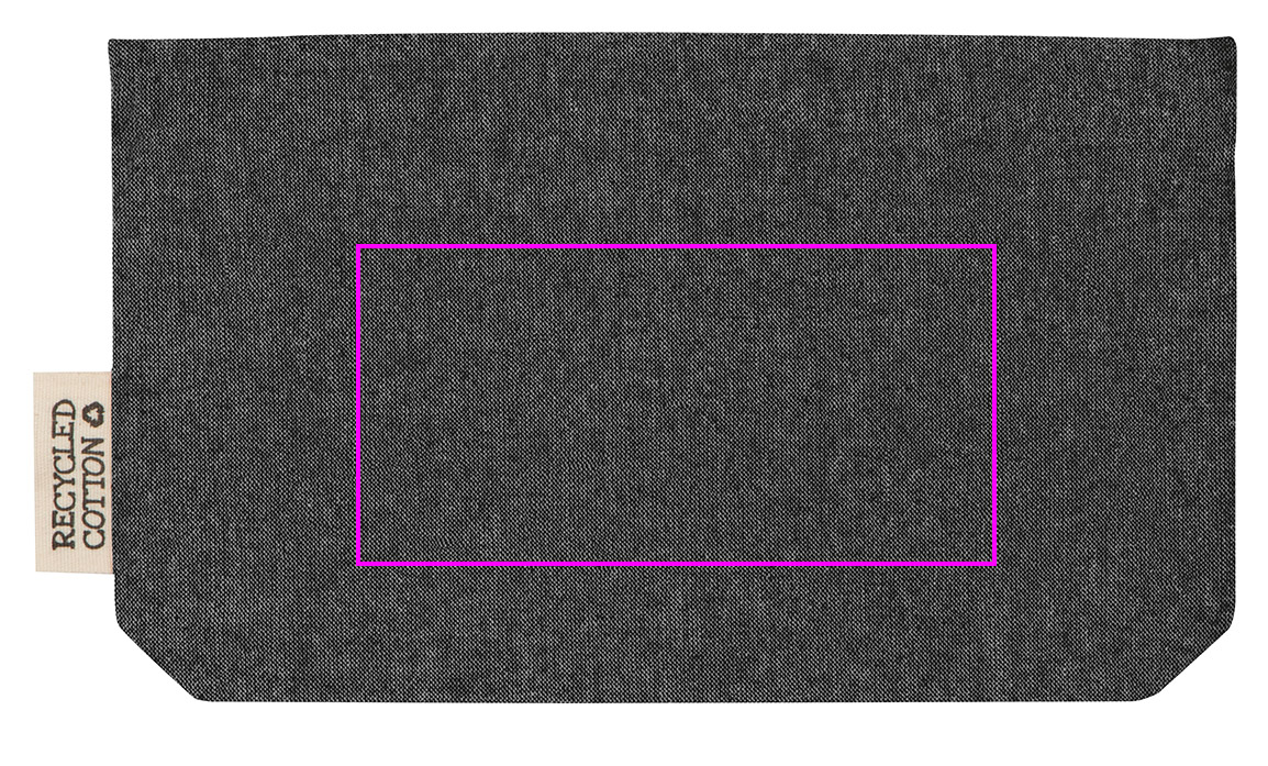 Kosmetyczka z bawełny z recyklingu 180g/m2 HARRY