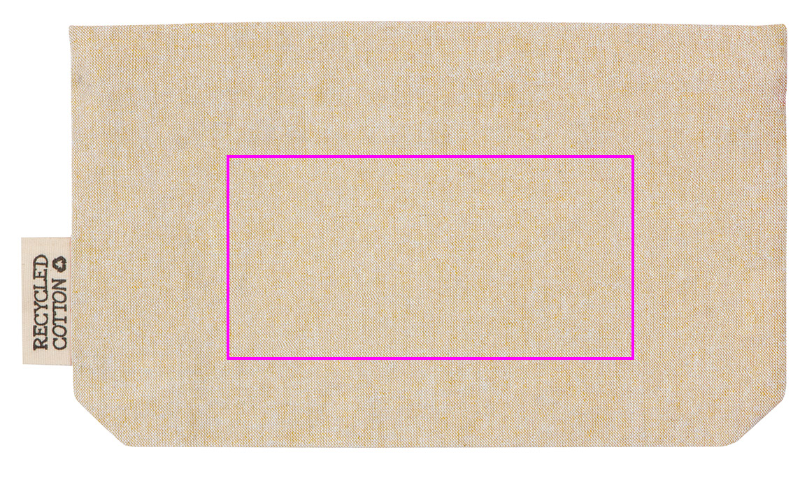 Kosmetyczka z bawełny z recyklingu 180g/m2 HARRY