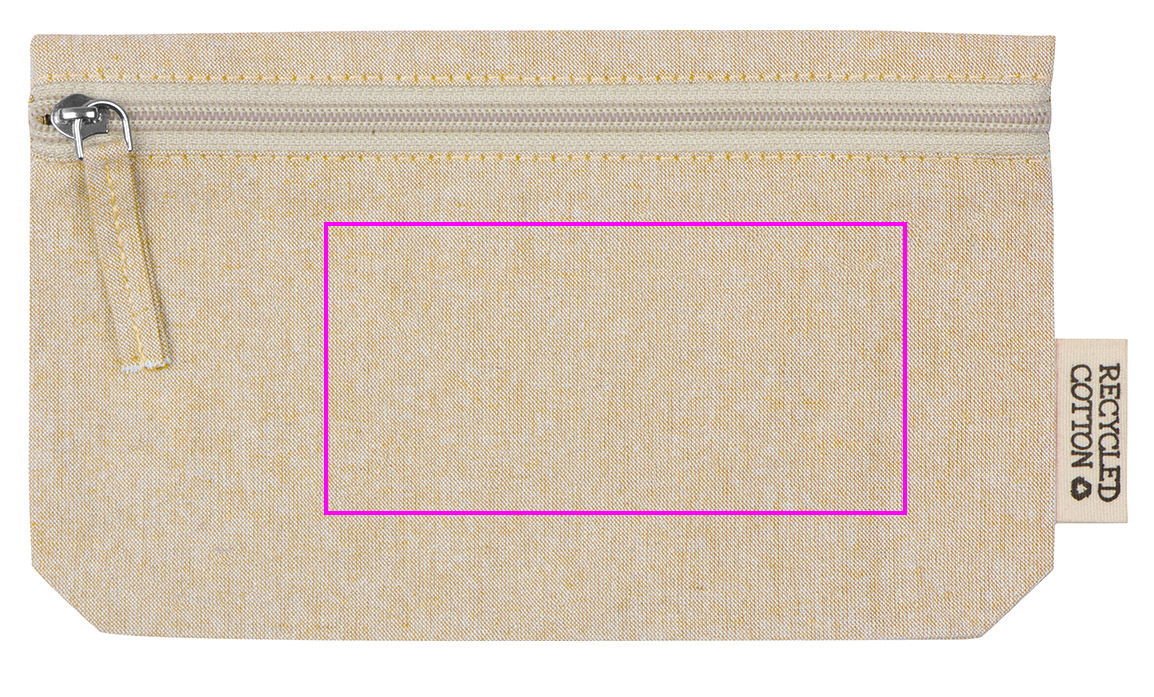 Kosmetyczka z bawełny z recyklingu 180g/m2 HARRY