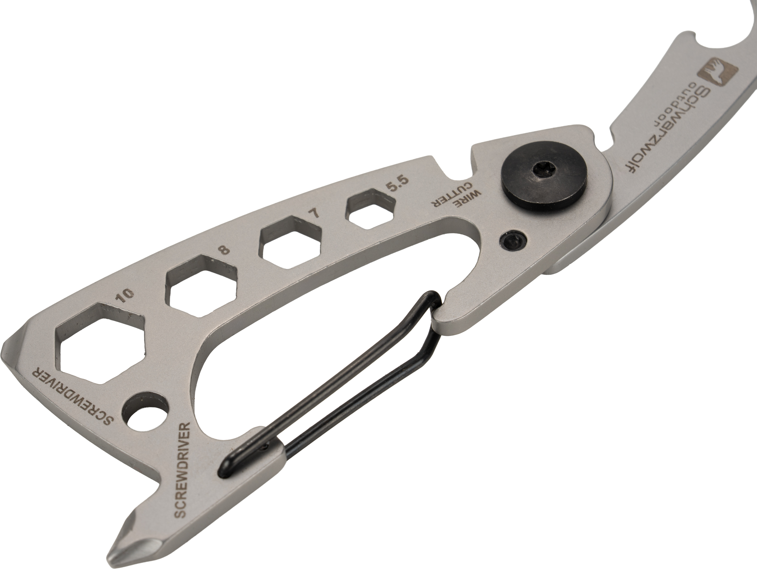 Brelok wielofunkcyjny BURUNDI Schwarzwolf