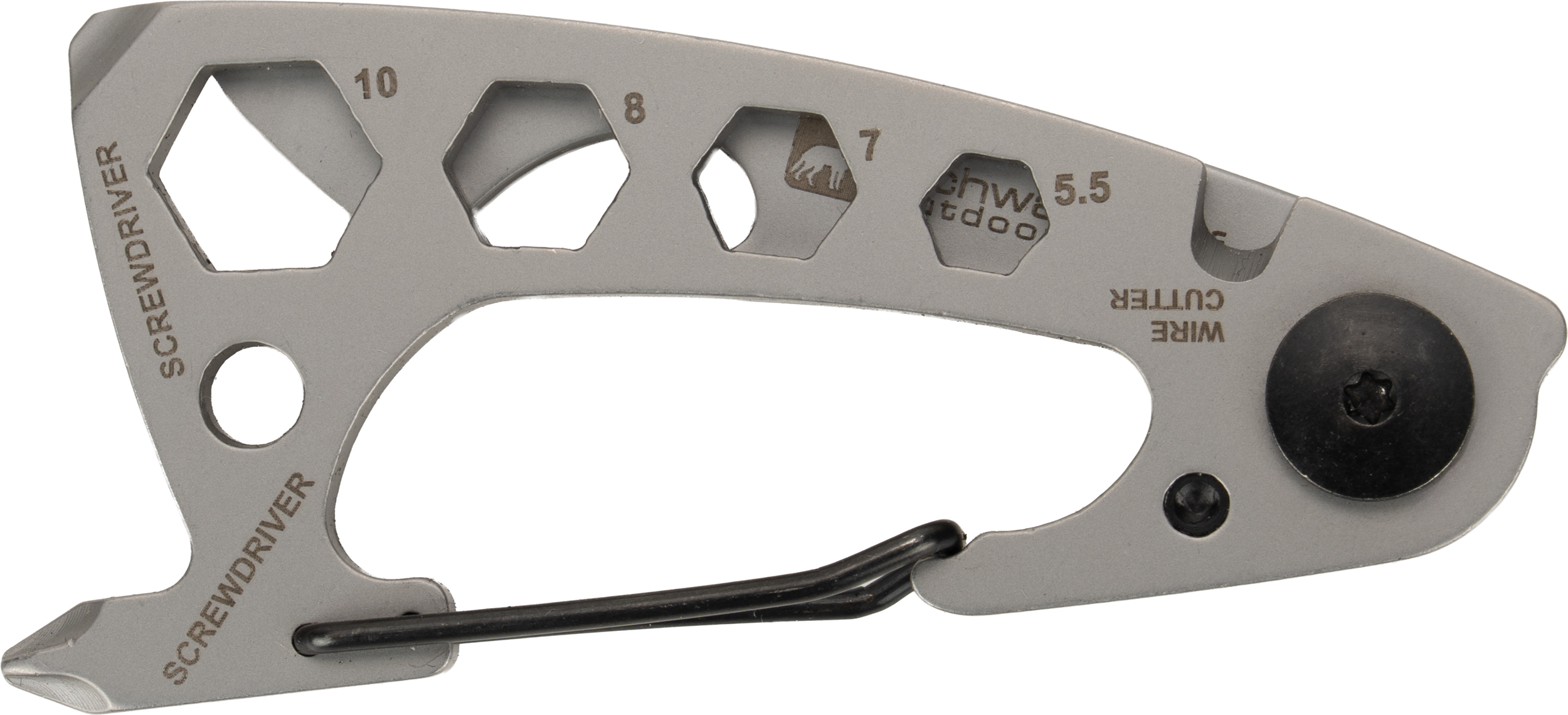 Brelok wielofunkcyjny BURUNDI Schwarzwolf