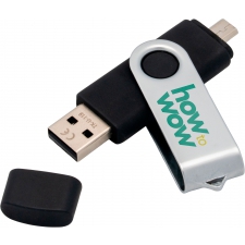 Pendrive twister z metalu i plastiku OTG type-C