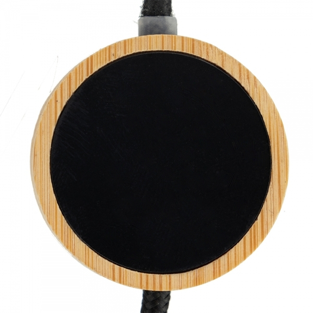 Długi drewniany kabel 4w1 z podświetlanym logo