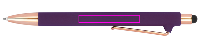 Długopis plastikowy soft touch LENA