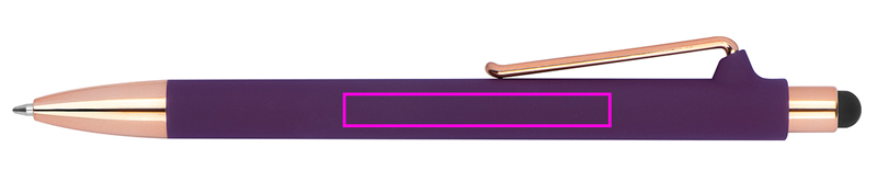 Długopis plastikowy soft touch LENA