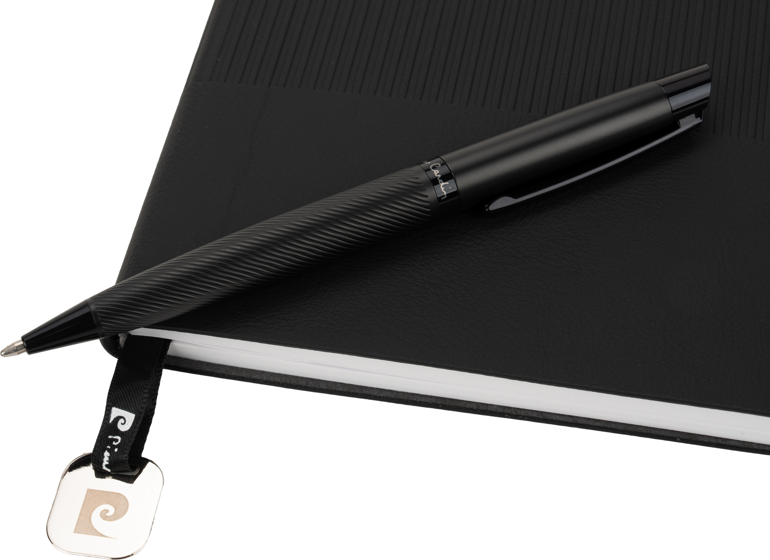 Notatnik A5 w linie z długopisem metalowym CHANTAL Pierre Cardin