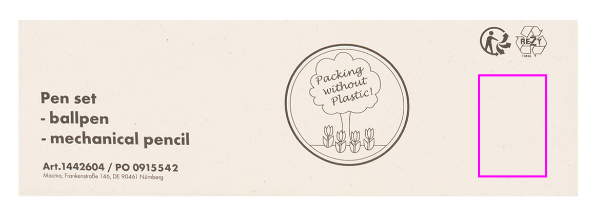 Zestaw piśmienny długopis półżelowy i ołówek automatyczny z aluminium z recyklingu SIEGFRIED