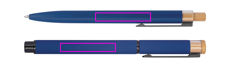 Zestaw piśmienny długopis i pióro kulkowe z aluminium z recyklingu RAFFAELE