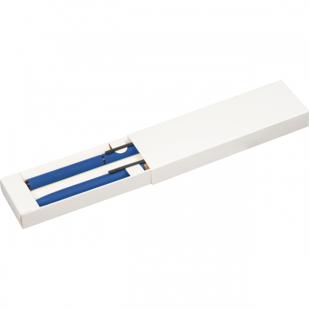 Zestaw piśmienny długopis i pióro kulkowe z aluminium z recyklingu RAFFAELE