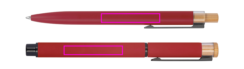 Zestaw piśmienny długopis i pióro kulkowe z aluminium z recyklingu RAFFAELE