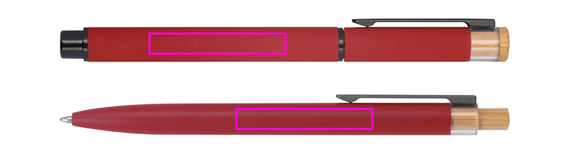 Zestaw piśmienny długopis i pióro kulkowe z aluminium z recyklingu RAFFAELE