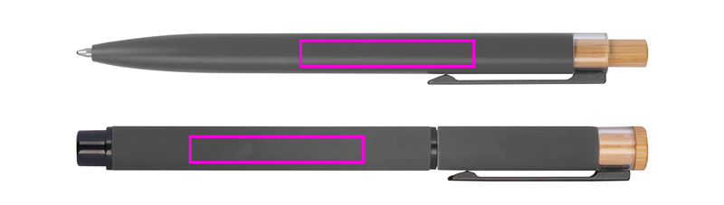 Zestaw piśmienny długopis i pióro kulkowe z aluminium z recyklingu RAFFAELE