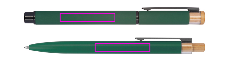 Zestaw piśmienny długopis i pióro kulkowe z aluminium z recyklingu RAFFAELE