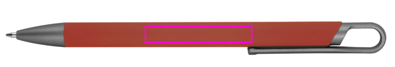 Długopis aluminiowy z recyklingu półżelowy KAROLINE