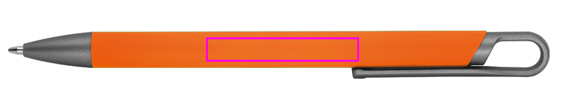 Długopis aluminiowy z recyklingu półżelowy KAROLINE