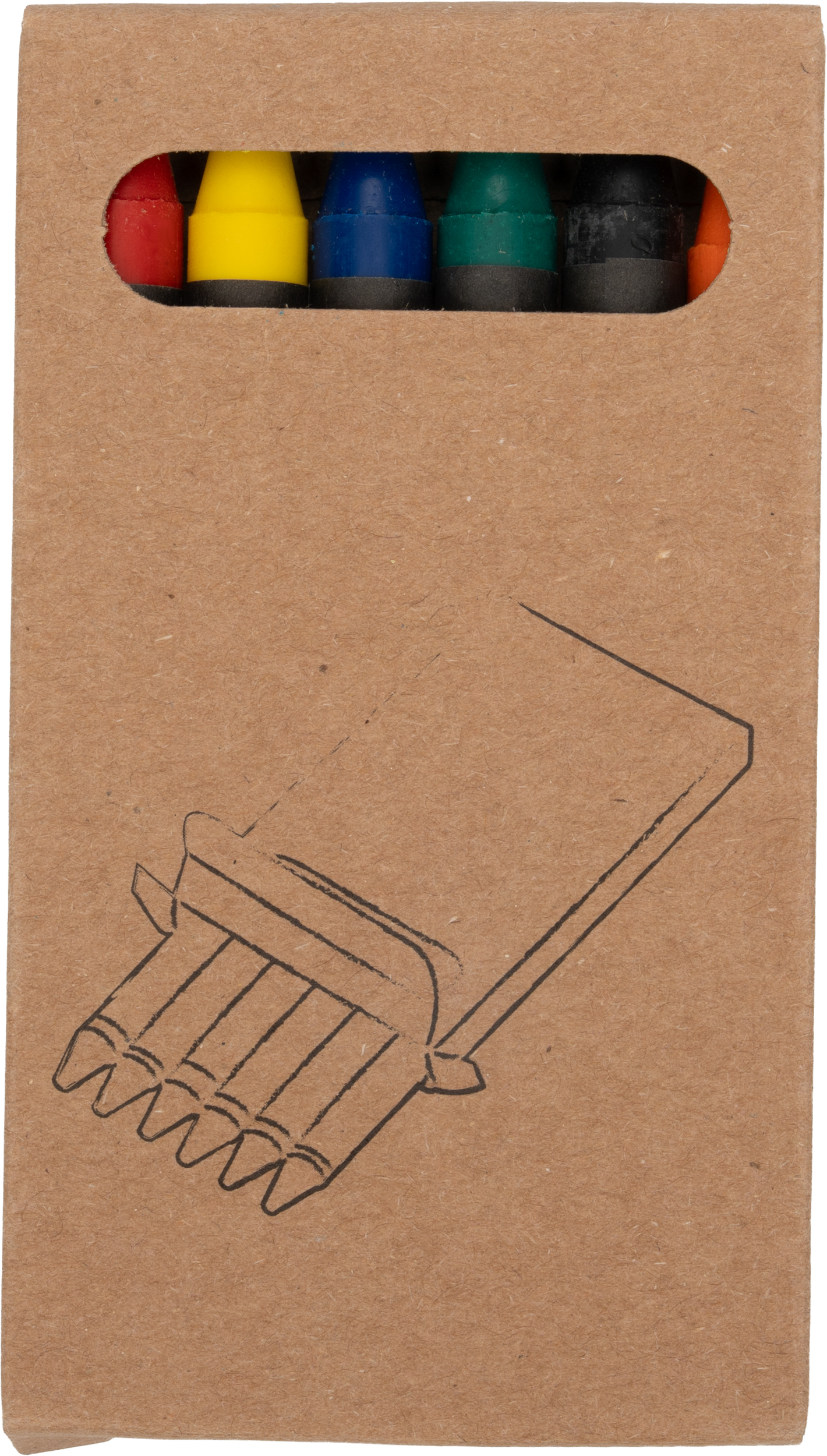 Kredki świecowe 6 kolorów AGOSTINO