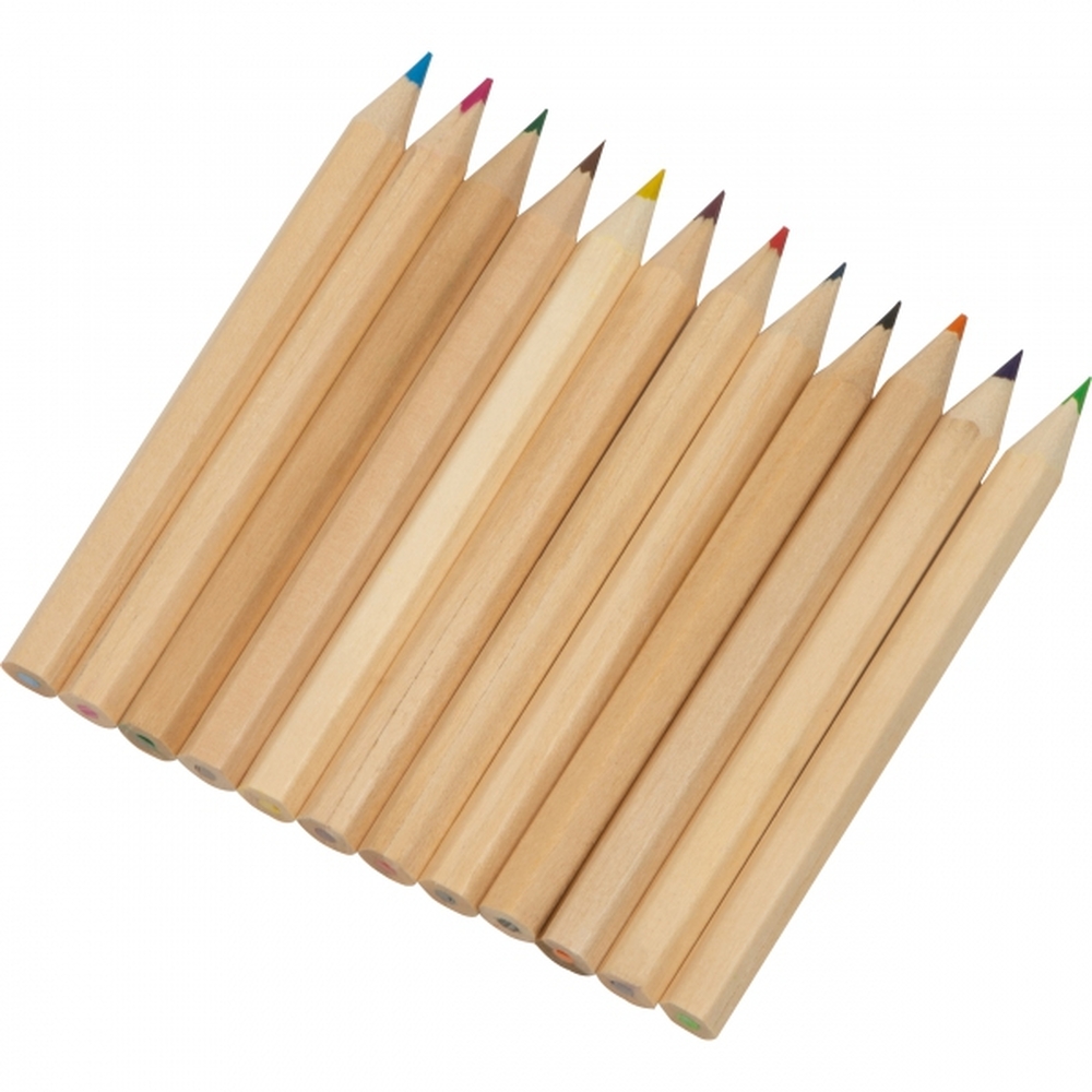 Kredki drewniane 12 kolorów ASHTON