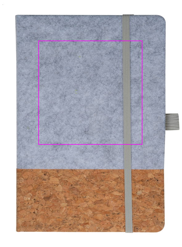 Notatnik A5 w linie RPET TERESA