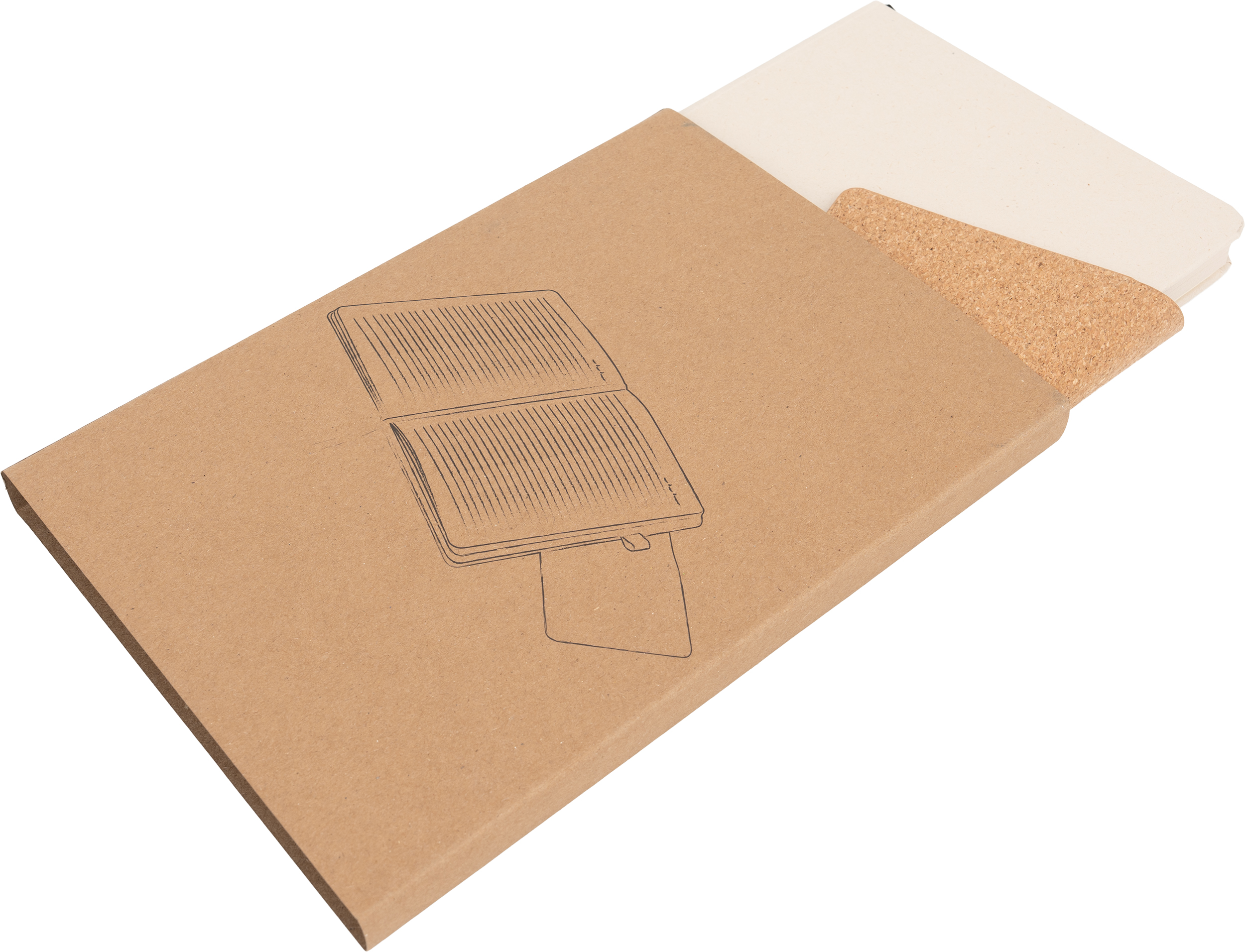 Notatnik A5 w linie z kartonu po mleku MARTHA