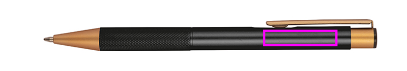 Notatnik A5 ze skóry z recyklingu, w linie z długopisem metalowym CrisMa MAGGIE