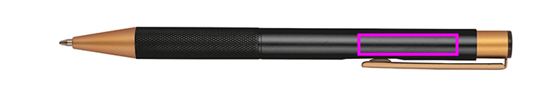 Notatnik A5 ze skóry z recyklingu, w linie z długopisem metalowym CrisMa MAGGIE