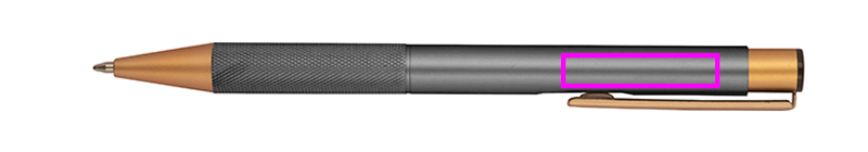 Notatnik A5 ze skóry z recyklingu, w linie z długopisem metalowym CrisMa MAGGIE