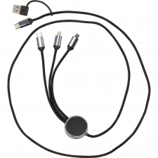 Kabel do ładowania 4w1, podświetlany