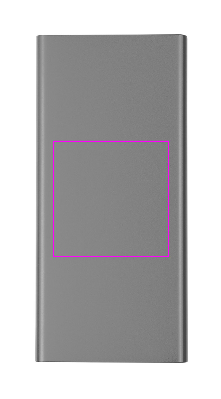 Power bank 10000 mAh z aluminium z recyklingu GIORGIA
