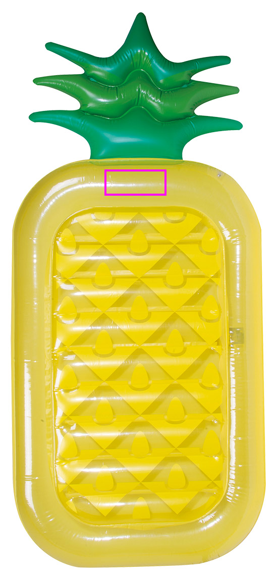 Dmuchany materac - ananas TEKLA