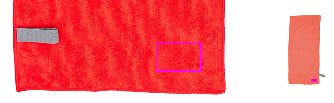 Mały ręcznik z mikrofibry 160 g/m² HUGH