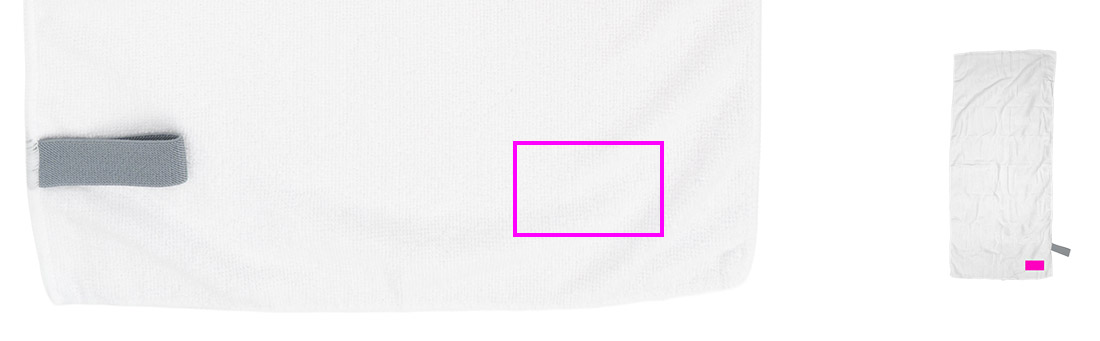 Mały ręcznik z mikrofibry 160 g/m² HUGH