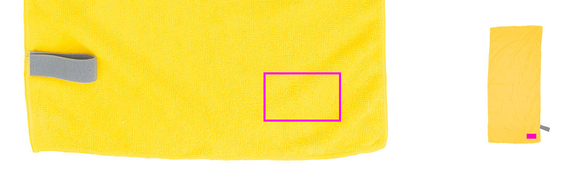 Mały ręcznik z mikrofibry 160 g/m² HUGH