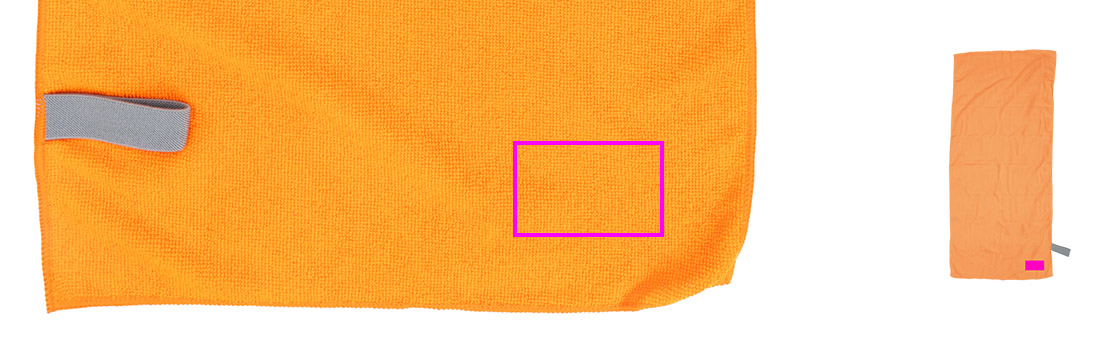 Mały ręcznik z mikrofibry 160 g/m² HUGH