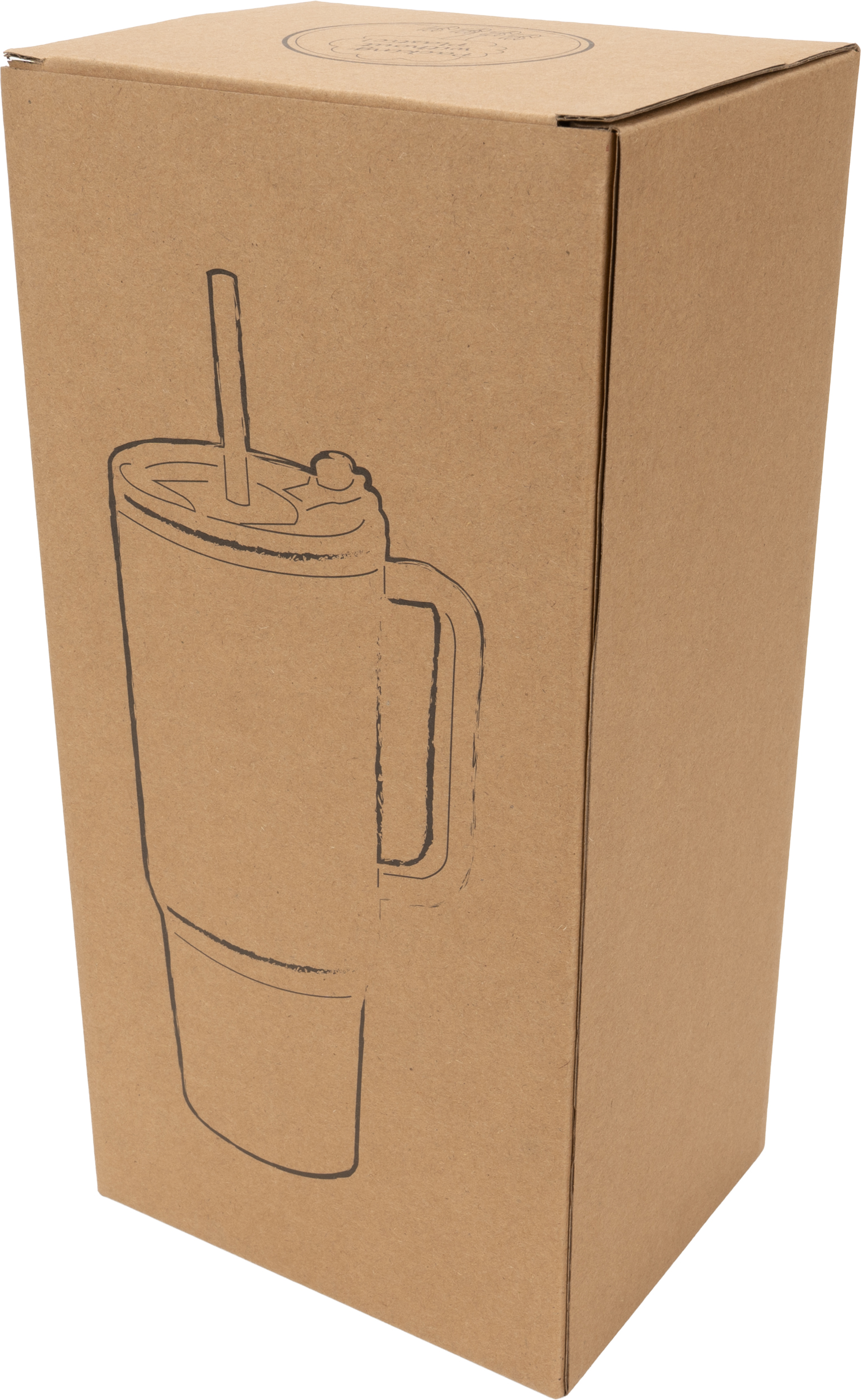 Kubek ze słomką XXL 1200 ml TEODORA