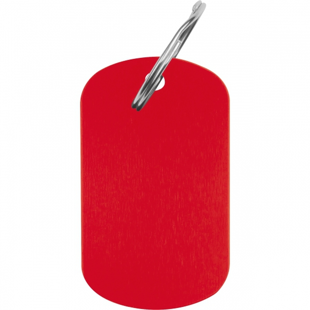 Brelok metalowy z aluminium z recyklingu LIESELOTTE