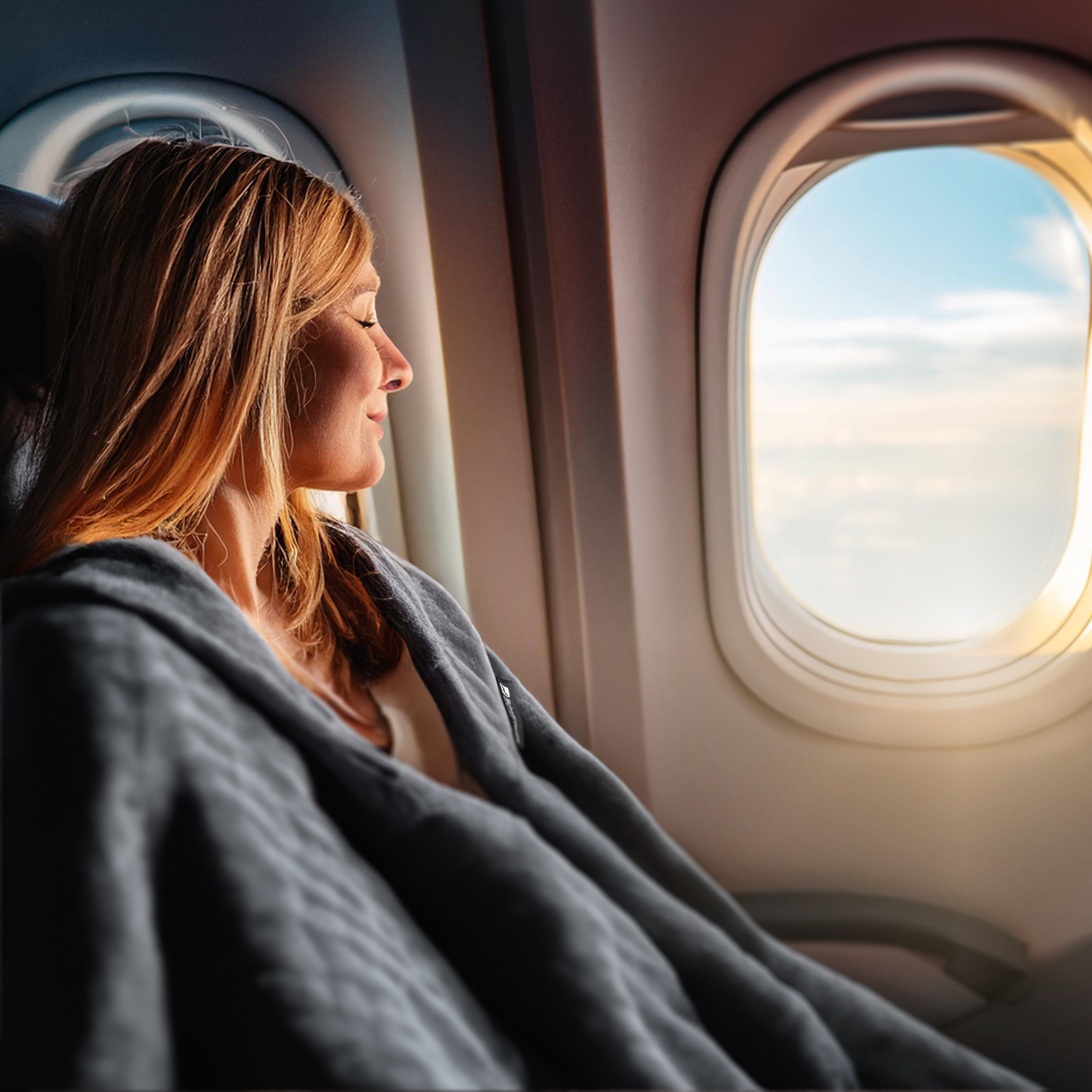 Koc i poduszka 2w1 AMIATA Schwarzwolf