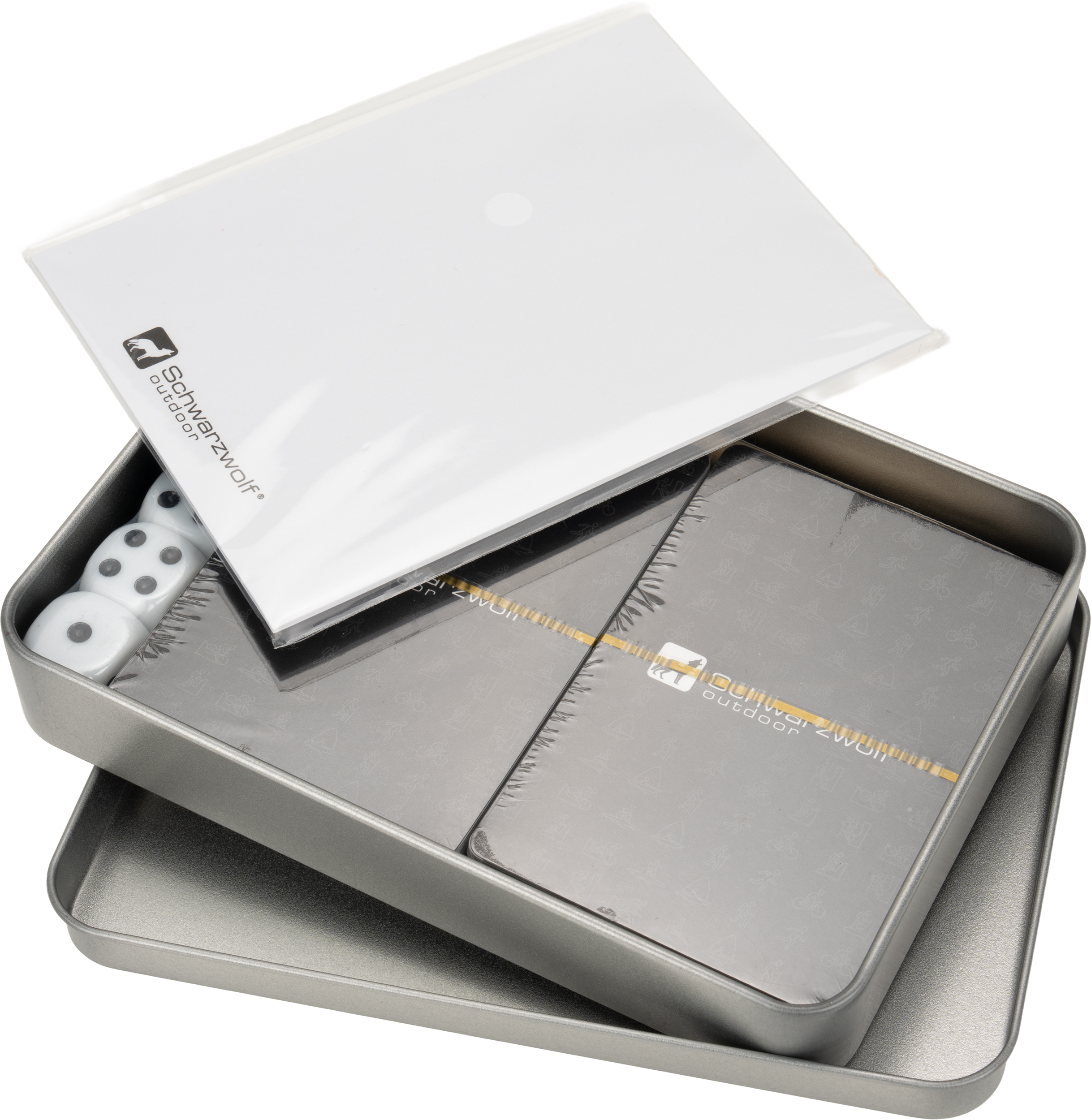 Zestaw do gry w karty i kości MURRAY Schwarzwolf