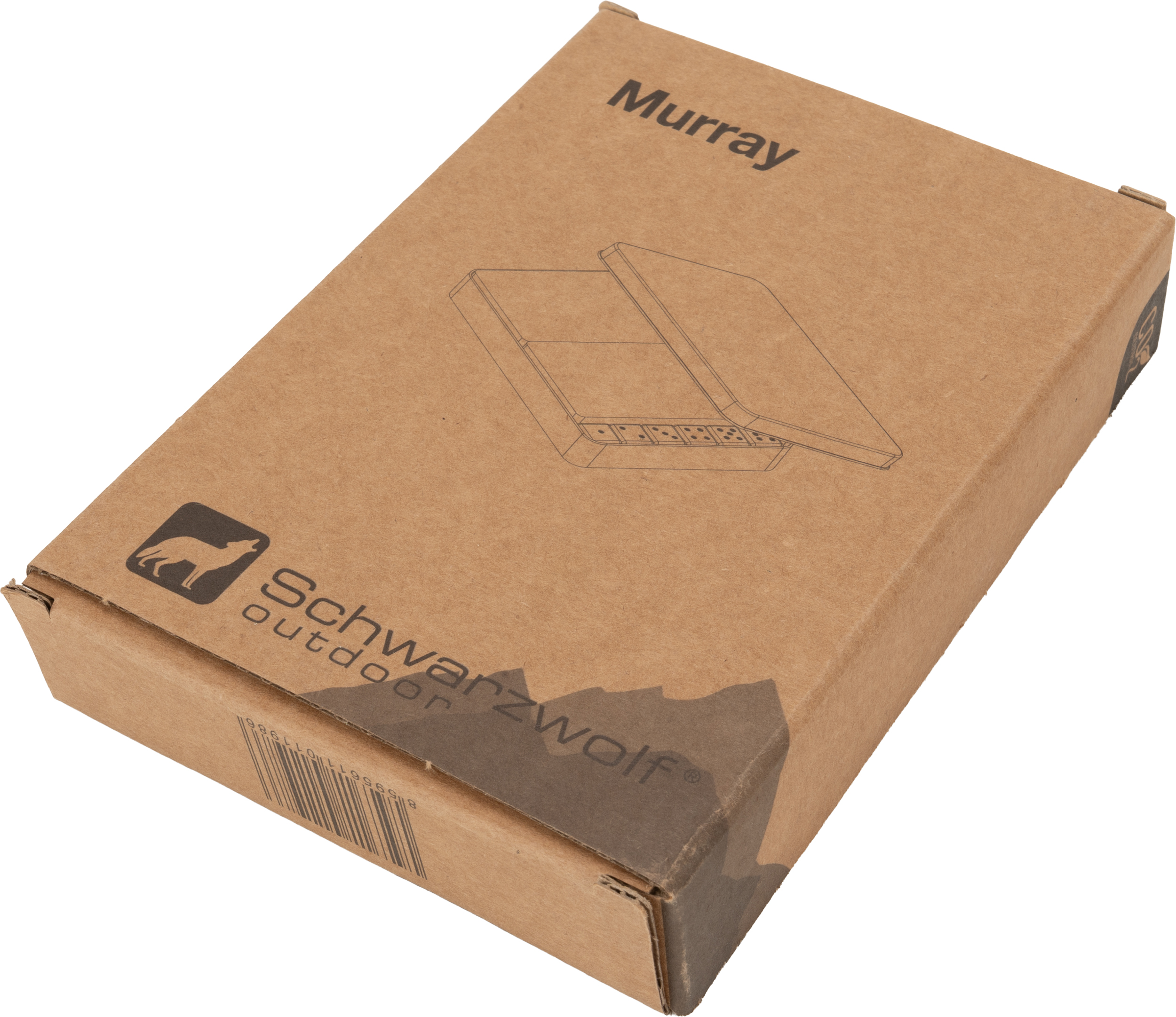 Zestaw do gry w karty i kości MURRAY Schwarzwolf