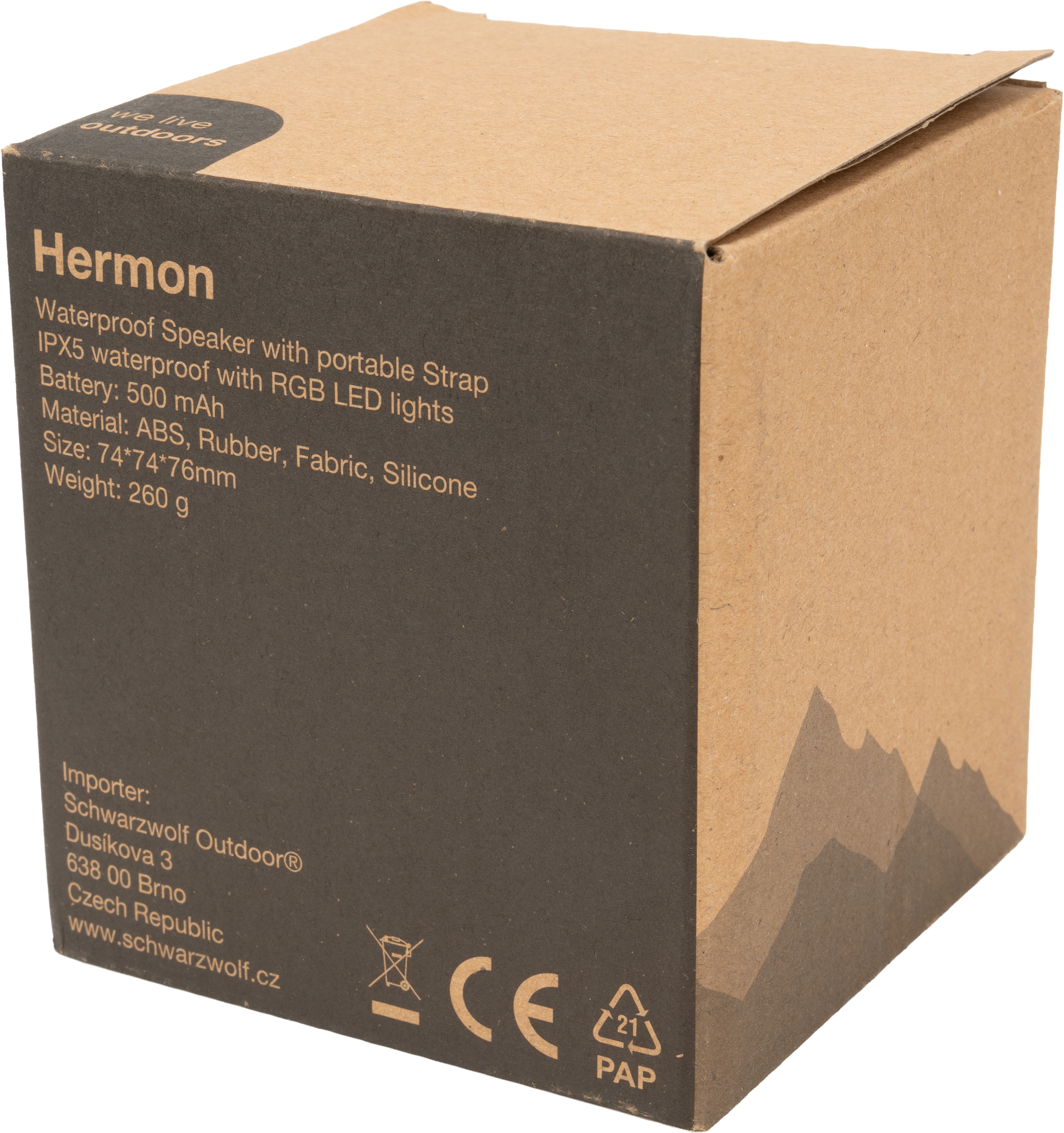 Głośnik bluetooth HERMON Schwarzwolf