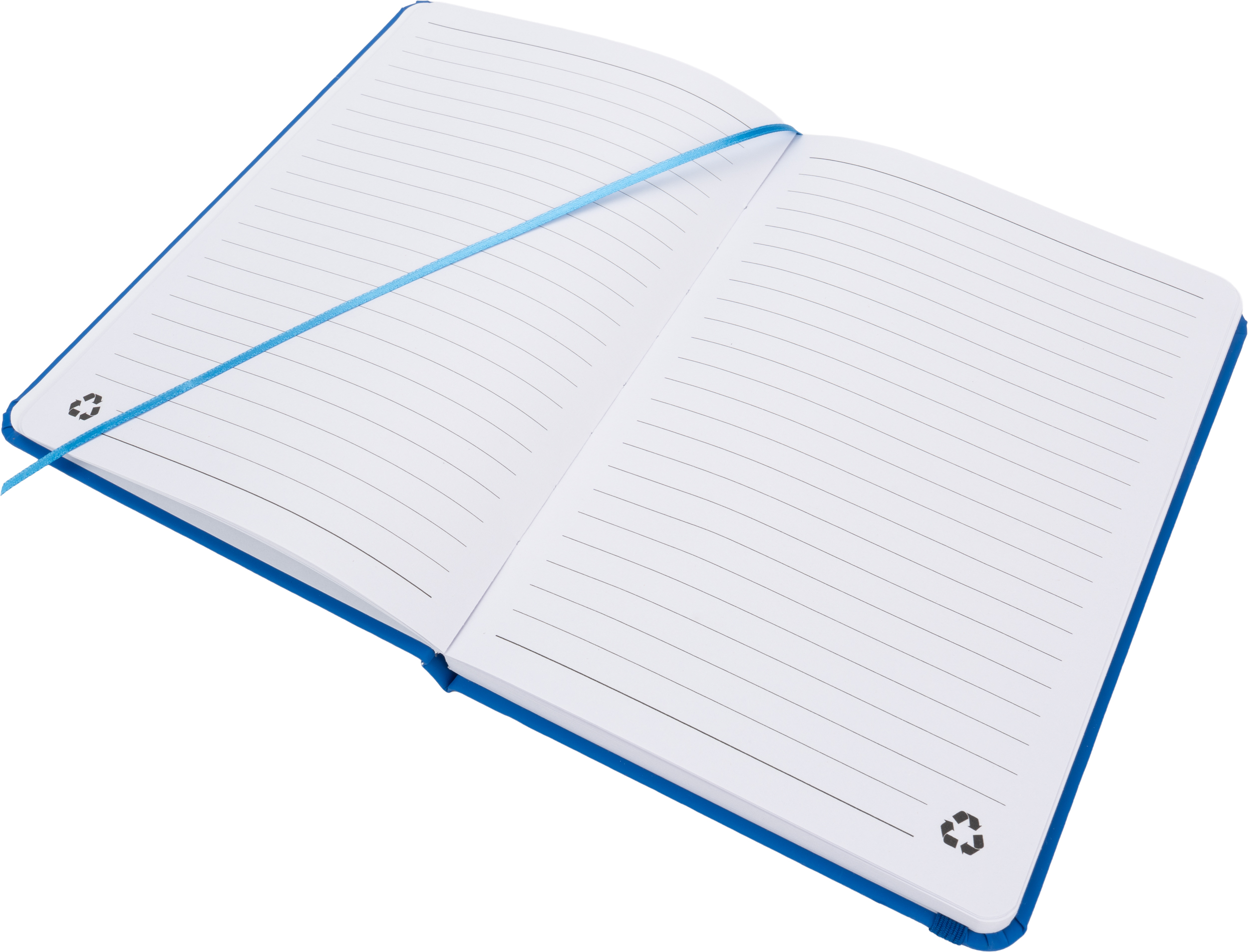 Notatnik A5 w linie z materiałów z recyklingu DOMINIK