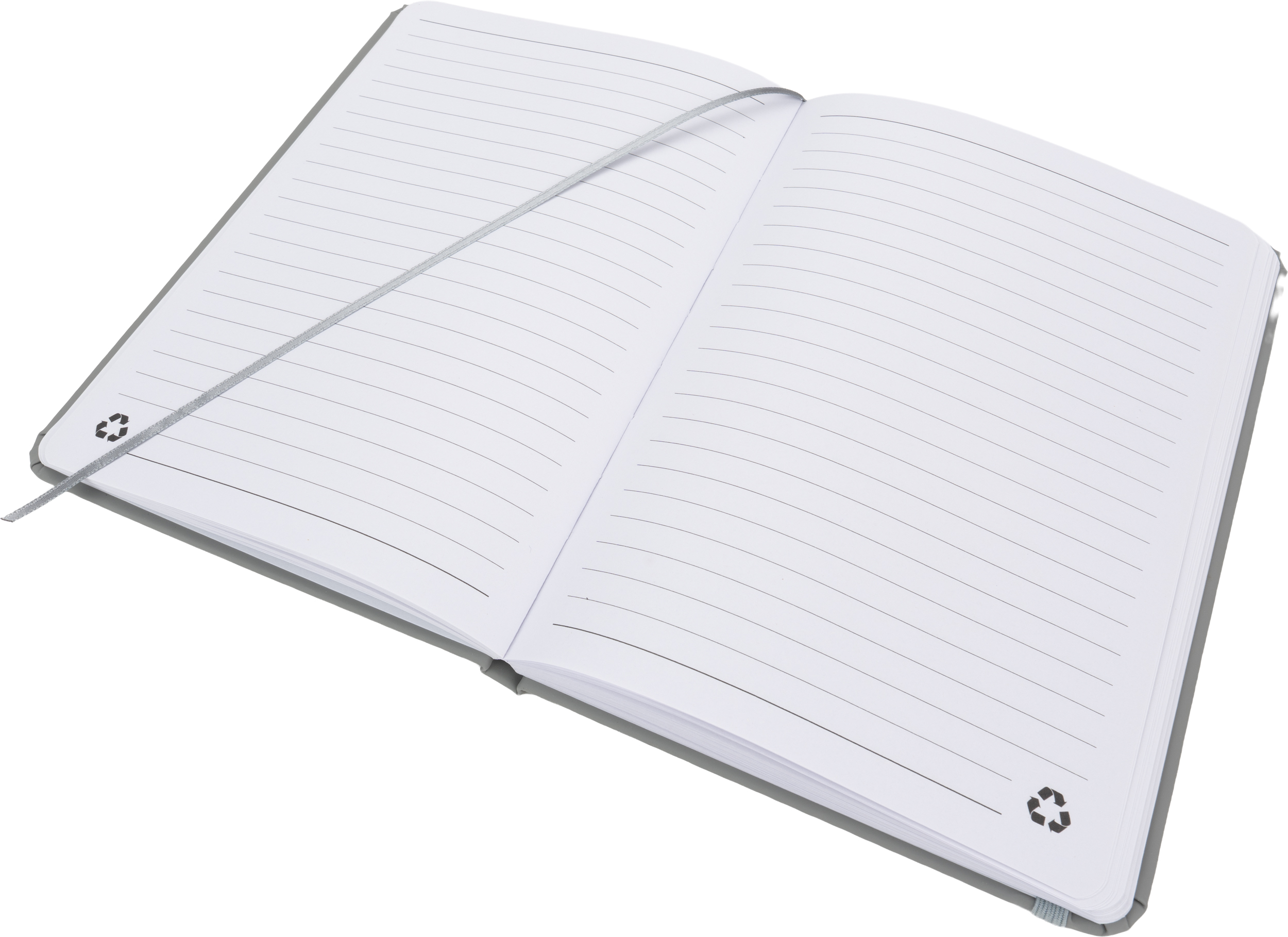 Notatnik A5 w linie z materiałów z recyklingu DOMINIK