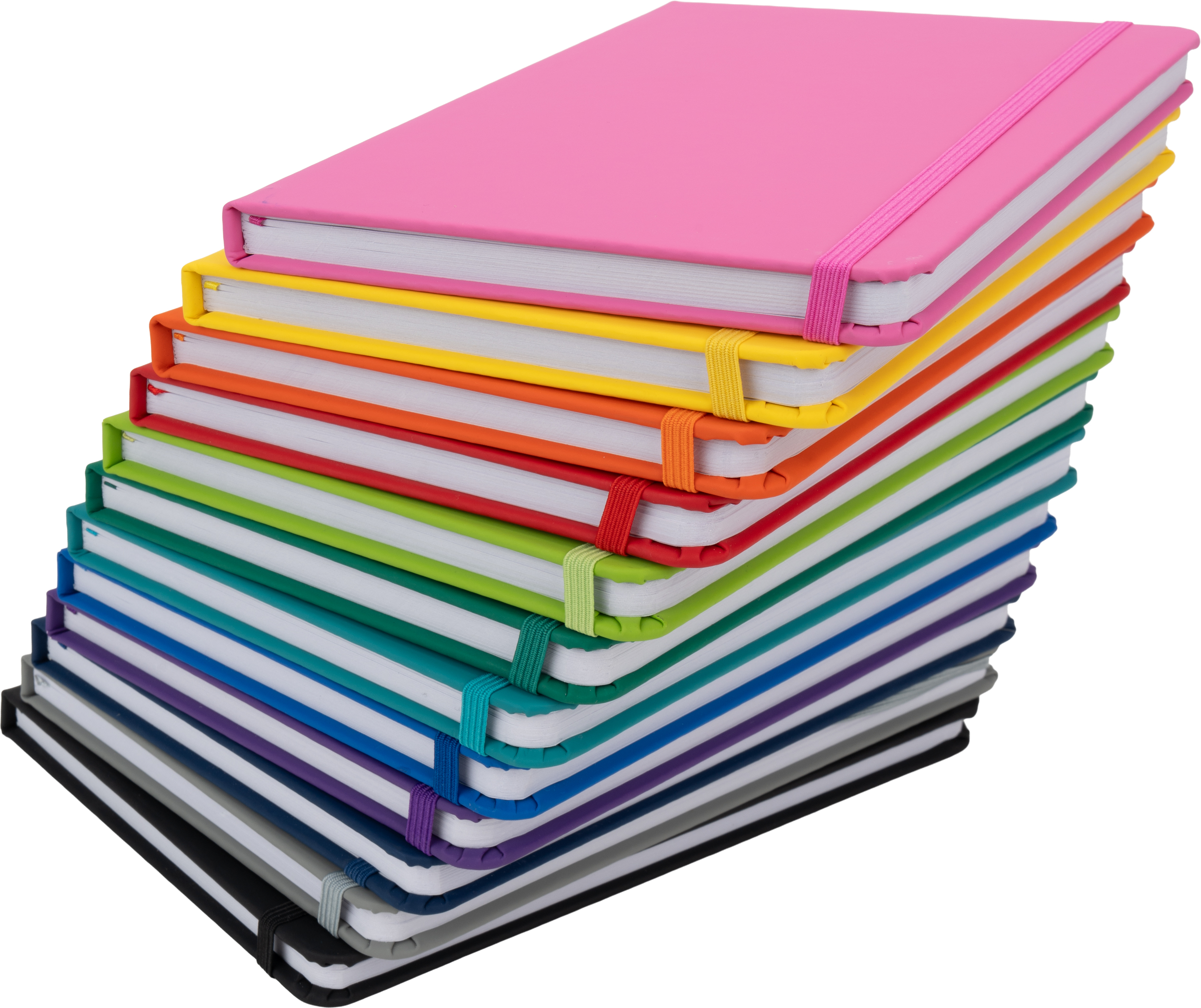 Notatnik A5 w linie z materiałów z recyklingu DOMINIK