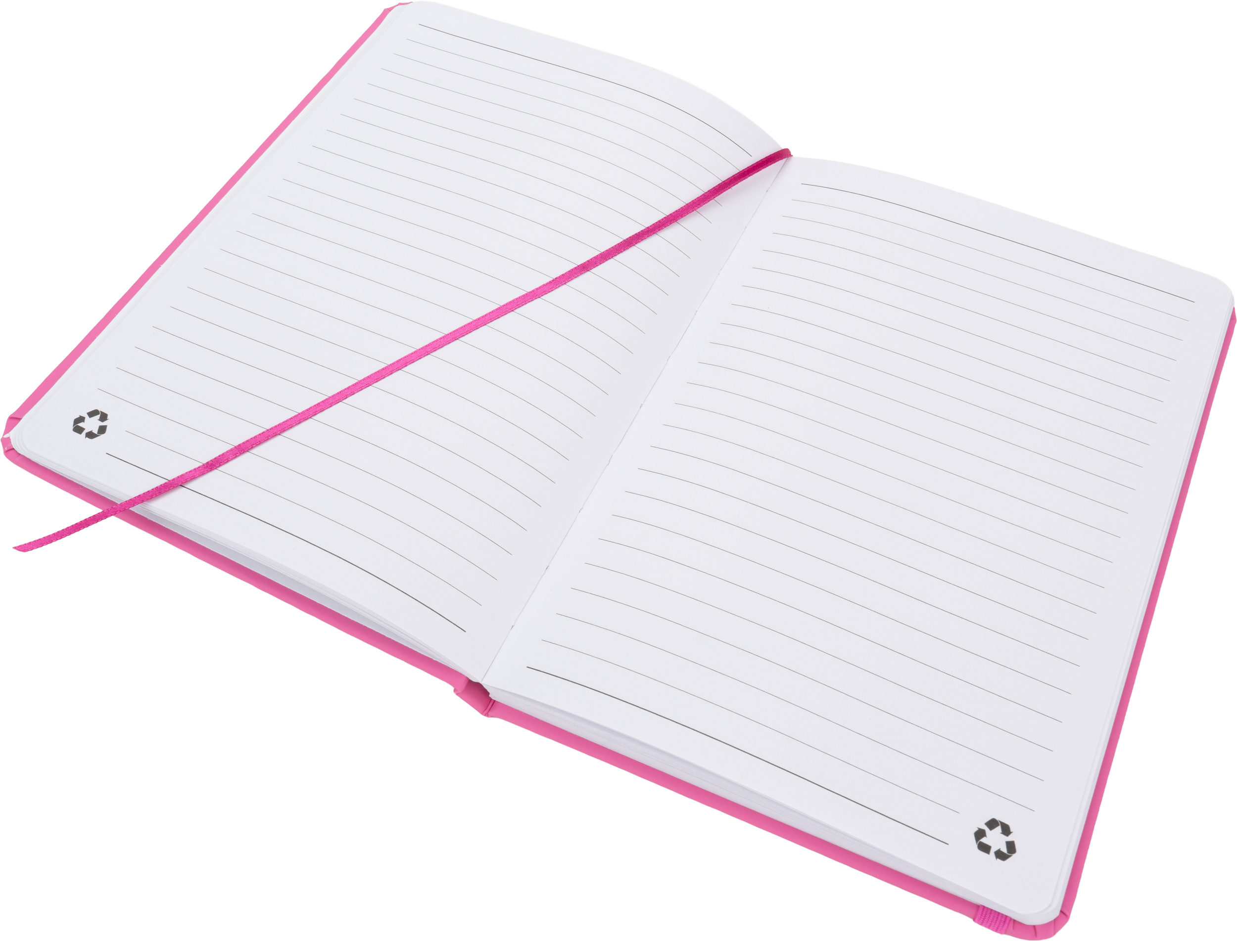 Notatnik A5 w linie z materiałów z recyklingu DOMINIK