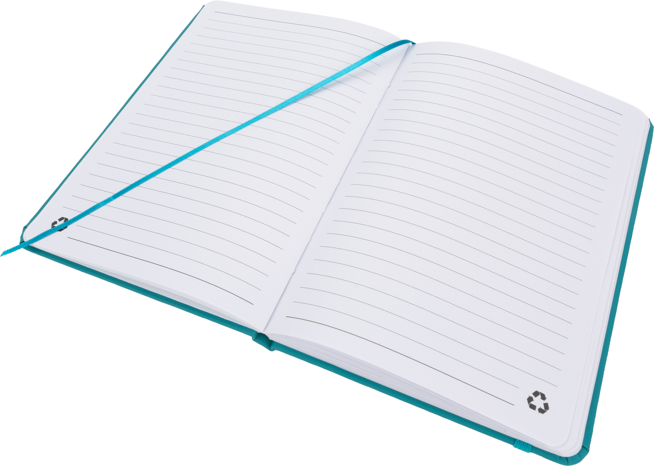 Notatnik A5 w linie z materiałów z recyklingu DOMINIK