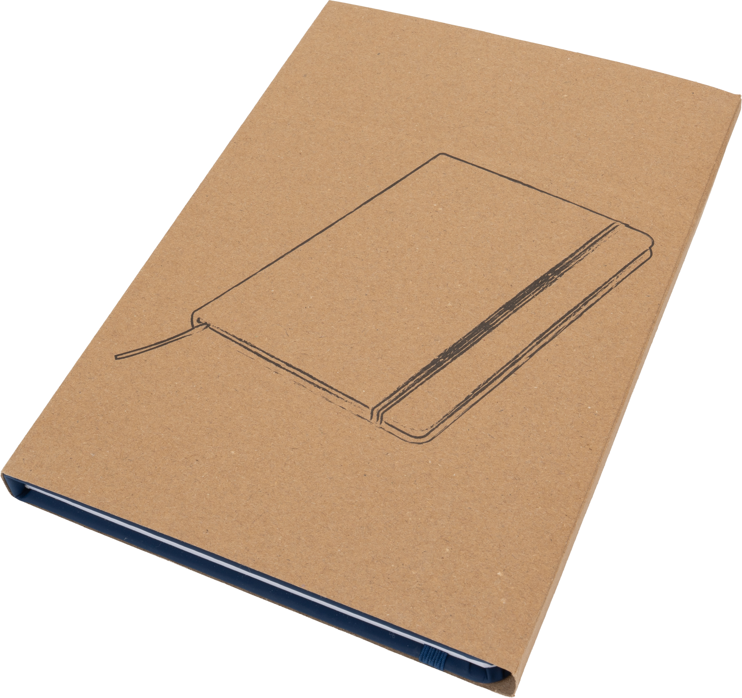 Notatnik A5 w linie z materiałów z recyklingu DOMINIK