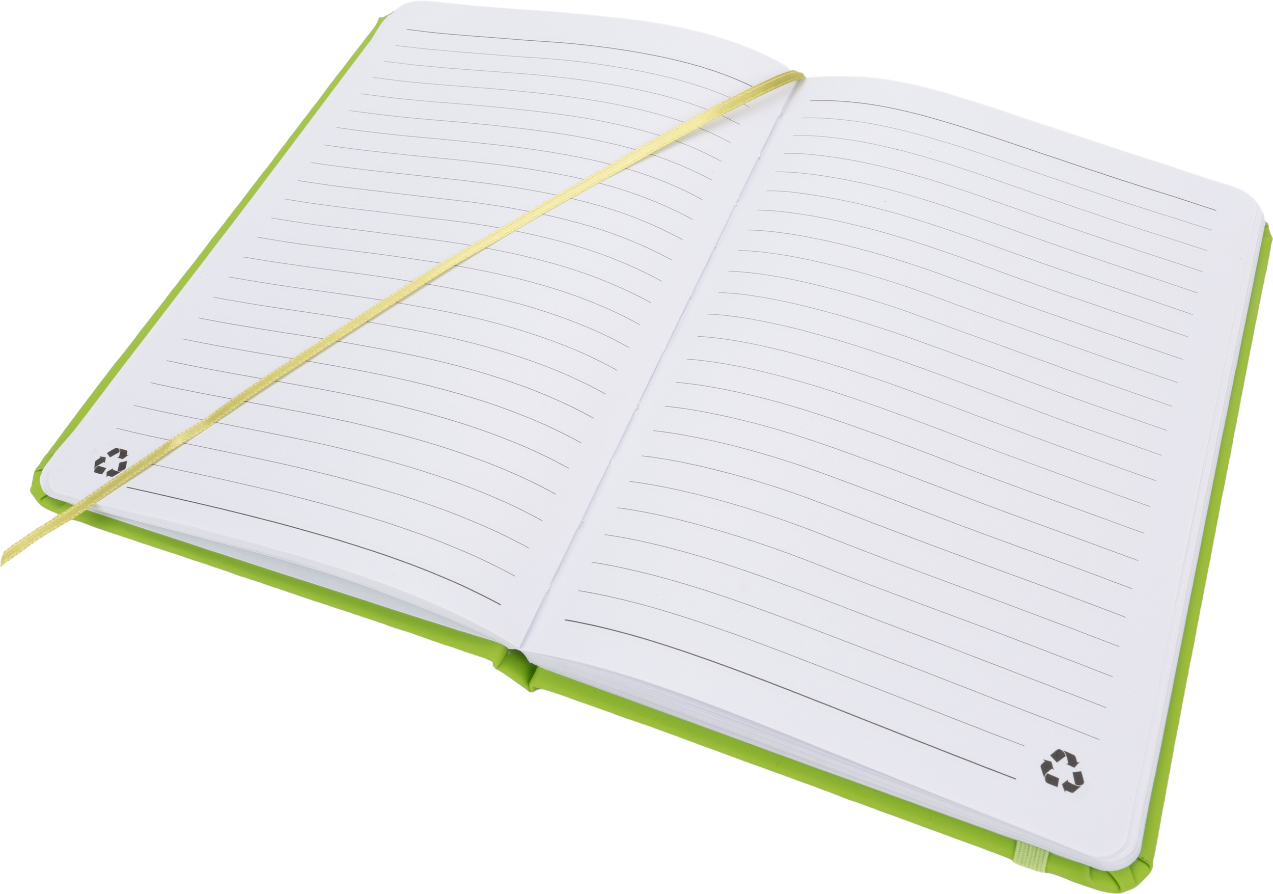 Notatnik A5 w linie z materiałów z recyklingu DOMINIK
