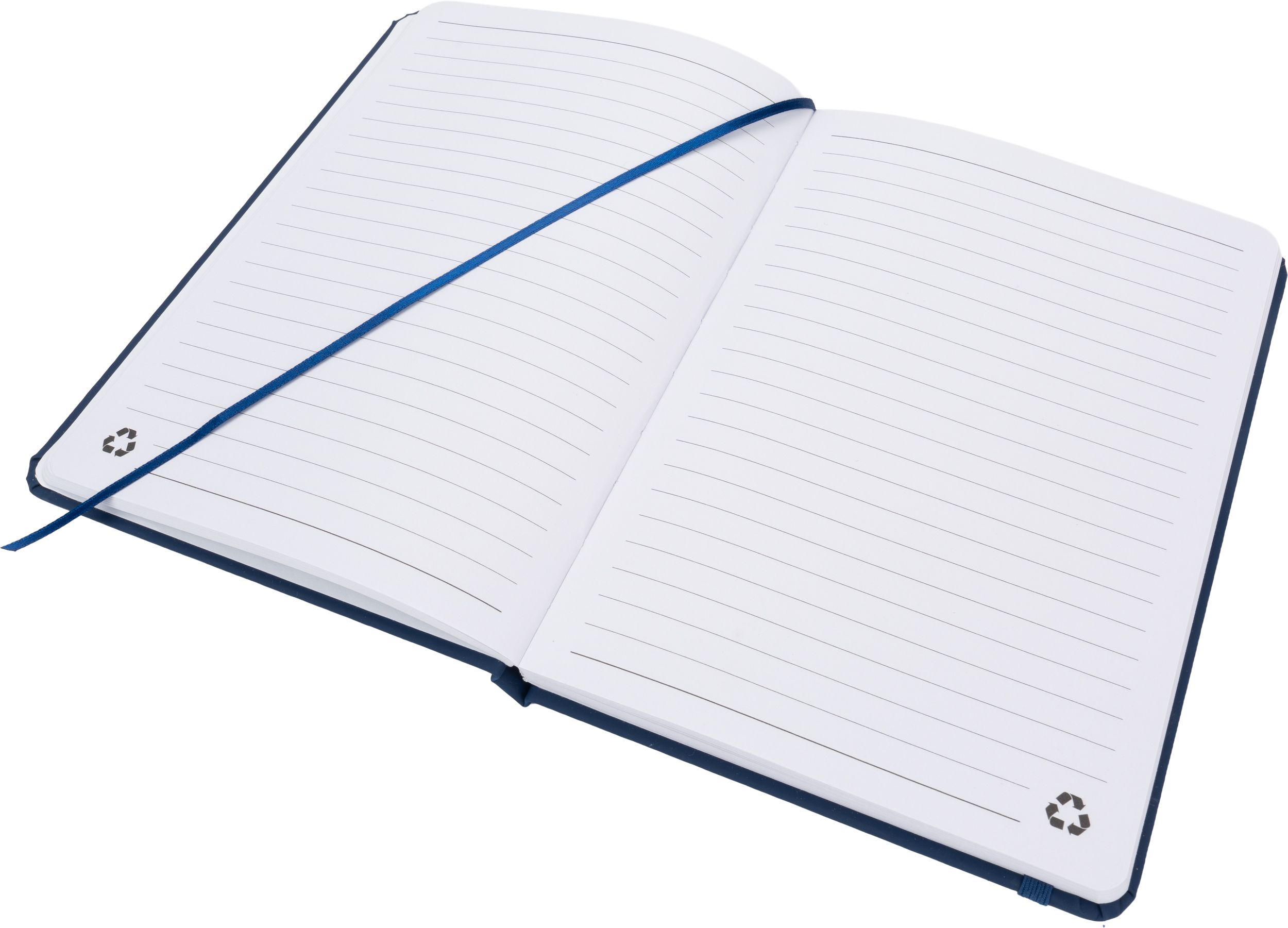 Notatnik A5 w linie z materiałów z recyklingu DOMINIK