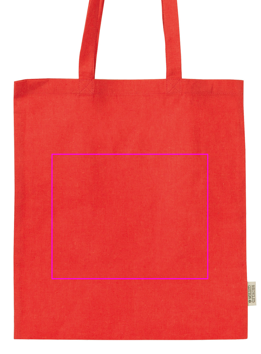 Torba bawełniana z długimi uszami 180g/m2 z materiałów z recyklingu GLEN