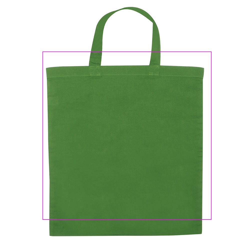 Cotton bag with short handle 140 g/m² MARSHALL