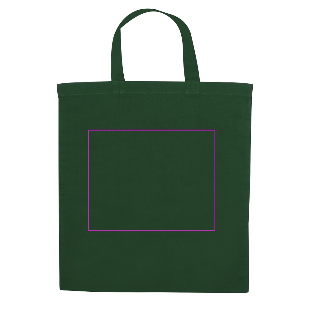 Cotton bag with short handle 140 g/m² MARSHALL